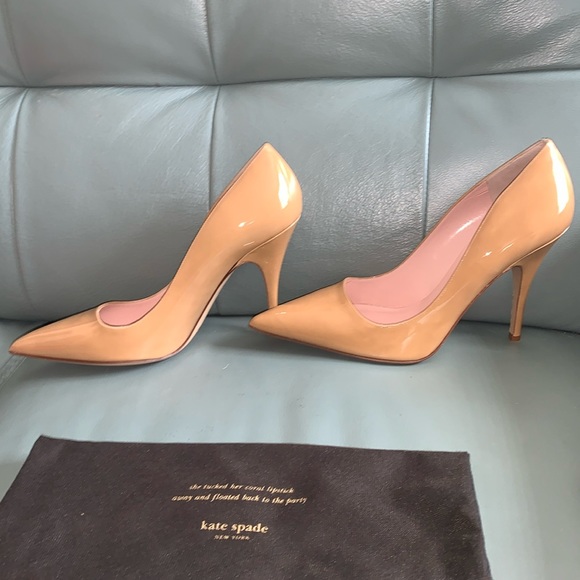NWT Kate Spade New York® Canel New York Licorice Patent Pointed-toe Pumps - Picture 5 of 12